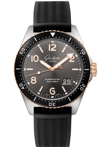 Uhrenbeweger für Uhr Glashütte Original SeaQ SeaQ Panorama Date Stainless Steel / Red Gold / Grey / Rubber / Folding
