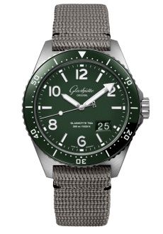 Uhrenbeweger für Uhr Glashütte Original SeaQ SeaQ Panorama Date Stainless Steel / Green / Textile / Pin