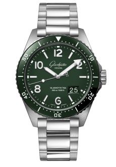 Uhrenbeweger für Uhr Glashütte Original SeaQ SeaQ Panorama Date Stainless Steel / Green / Bracelet