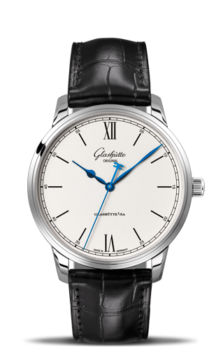 Uhrenbeweger für Uhr Glashütte Original Senator Senator Excellence Stainless Steel / Silver / Alligator / Pin