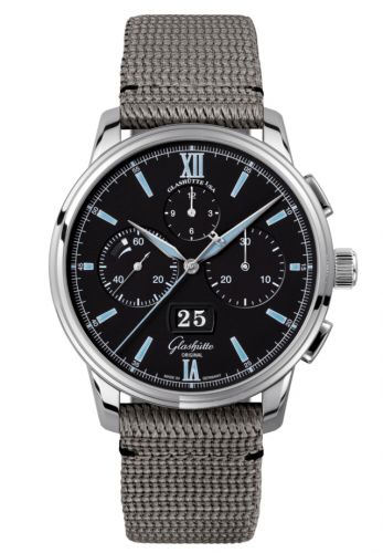 Uhrenbeweger für Uhr Glashütte Original Senator Senator Chronograph Panorama Date Stainless Steel / Black / Fabric / Folding