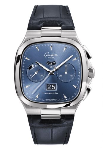 Uhrenbeweger für Uhr Glashütte Original Seventies Seventies Chronograph Panorama Date Blue / Alligator / Folding