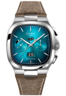 Uhrenbeweger für Uhr Glashütte Original Seventies Seventies Chronograph Panorama Date Turquoise / Nubuck / Folding