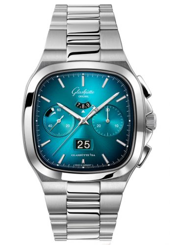 Uhrenbeweger für Uhr Glashütte Original Seventies Seventies Chronograph Panorama Date Turquoise / Bracelet