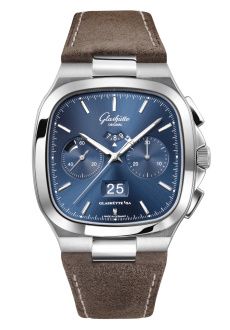 Uhrenbeweger für Uhr Glashütte Original Seventies Seventies Chronograph Panorama Date Blue / Calf / Folding