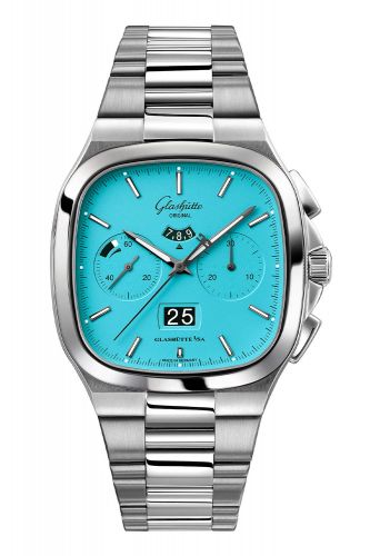 Uhrenbeweger für Uhr Glashütte Original Seventies Seventies Chronograph Panorama Date Disco Blue / Bracelet
