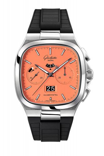 Uhrenbeweger für Uhr Glashütte Original Seventies Seventies Chronograph Panorama Date Vibing Orange / Rubber / Folding
