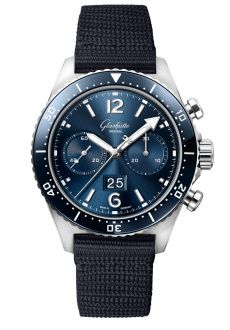 Uhrenbeweger für Uhr Glashütte Original SeaQ SeaQ Chronograph Stainless Steel / Blue / Textile / Folding