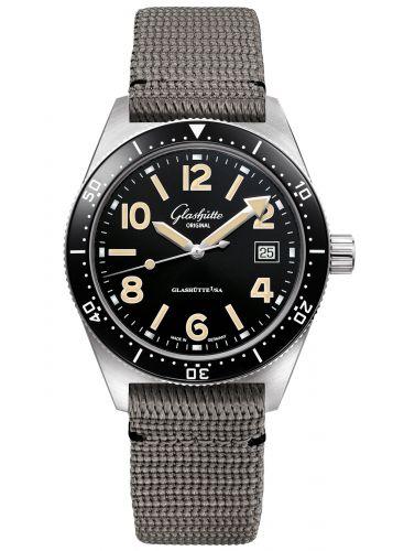 Uhrenbeweger für Uhr Glashütte Original SeaQ SeaQ Date Stainless Steel / Black / Textile / Folding