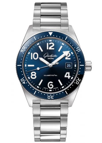Uhrenbeweger für Uhr Glashütte Original SeaQ SeaQ Date Stainless Steel / Blue / Bracelet