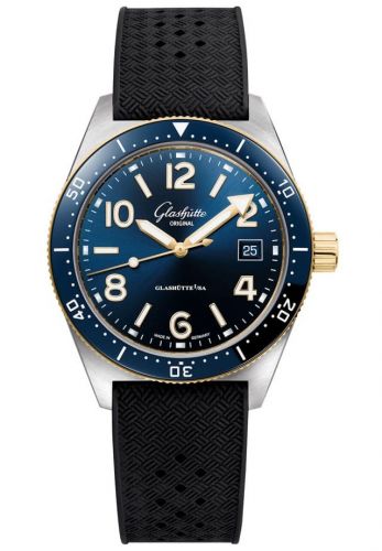 Uhrenbeweger für Uhr Glashütte Original SeaQ SeaQ Date Stainless Steel / Blue / Rubber / Folding