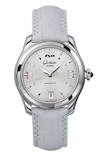 Remontoir à montres pour montre Glashütte Original Lady Serenade Lady Serenade Stainless Steel / Argent / Alligator / Folding