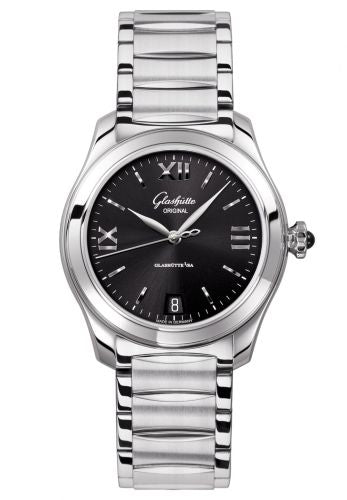 Remontoir à montres pour montre Glashütte Original Lady Serenade Lady Serenade Stainless Steel / Noire / Bracelet