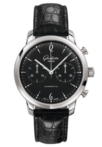 Uhrenbeweger für Uhr Glashütte Original Sixties Sixties Chronograph Stainless Steel / Black / Alligator / Pin