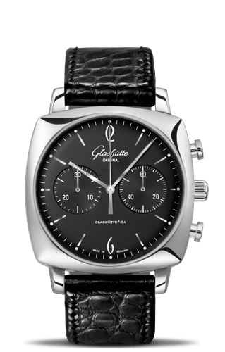 Uhrenbeweger für Uhr Glashütte Original Sixties Sixties quadrat Chronograph Stainless Steel / Black