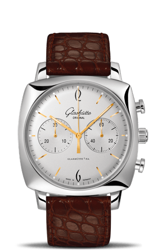 Uhrenbeweger für Uhr Glashütte Original Sixties Sixties quadrat Chronograph Stainless Steel / Silver