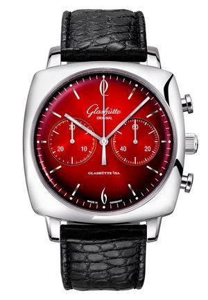 Uhrenbeweger für Uhr Glashütte Original Sixties Sixties quadrat Chronograph Stainless Steel / Fire
