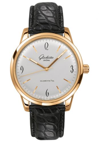 Uhrenbeweger für Uhr Glashütte Original Sixties Sixties Rose Gold / Silver / Alligator / Pin