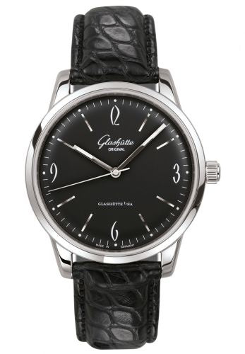 Uhrenbeweger für Uhr Glashütte Original Sixties Sixties Stainless Steel / Black / Alligator / Pin