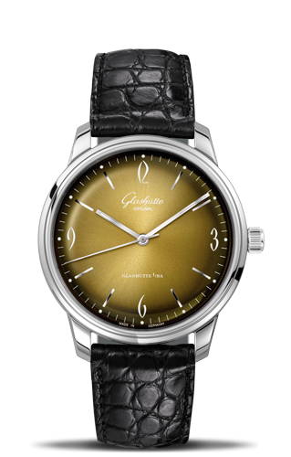 Uhrenbeweger für Uhr Glashütte Original Sixties Sixties Stainless Steel / Iconic Golden / Alligator