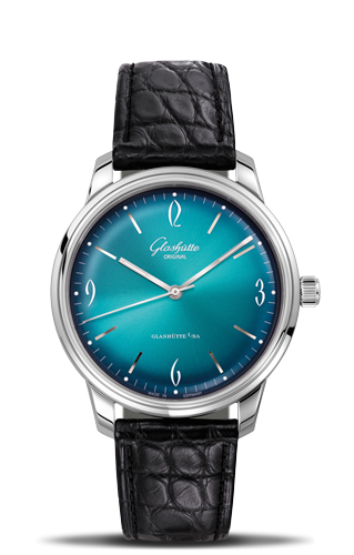 Uhrenbeweger für Uhr Glashütte Original Sixties Sixties Stainless Steel / Iconic Aqua / Alligator