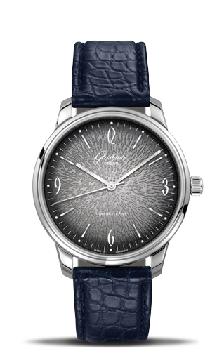 Uhrenbeweger für Uhr Glashütte Original Sixties Sixties Stainless Steel / Iconic Grey / Alligator