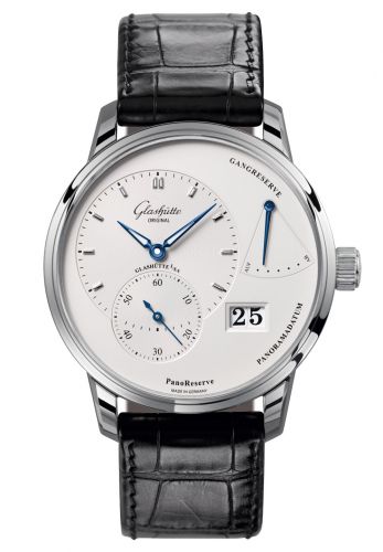 Uhrenbeweger für Uhr Glashütte Original Pano PanoReserve Stainless Steel / Silver / Alligator / Pin