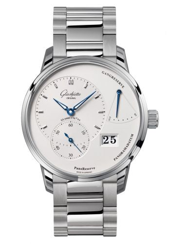Uhrenbeweger für Uhr Glashütte Original Pano PanoReserve Stainless Steel / Silver /  Bracelet