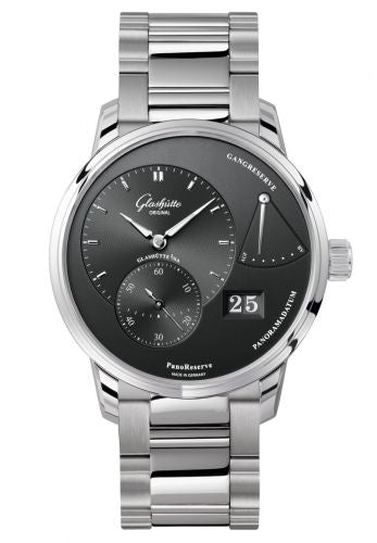 Uhrenbeweger für Uhr Glashütte Original Pano PanoReserve Stainless Steel / Grey / Bracelet