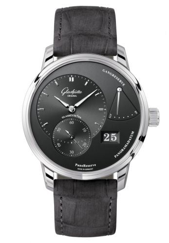 Uhrenbeweger für Uhr Glashütte Original Pano PanoReserve Stainless Steel / Grey / Alligator / Folding