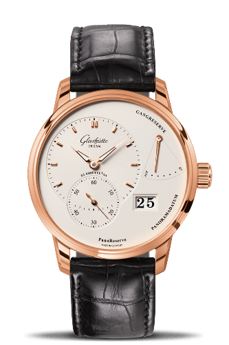 Uhrenbeweger für Uhr Glashütte Original Pano PanoReserve Red Gold / Silver / Alligator / Folding