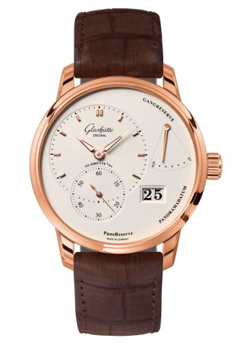Uhrenbeweger für Uhr Glashütte Original Pano PanoReserve Red Gold / Silver / Alligator / Folding
