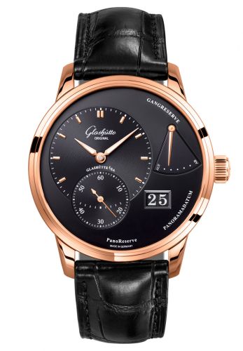 Uhrenbeweger für Uhr Glashütte Original Pano PanoReserve Red Gold / Black / Alligator / Pin