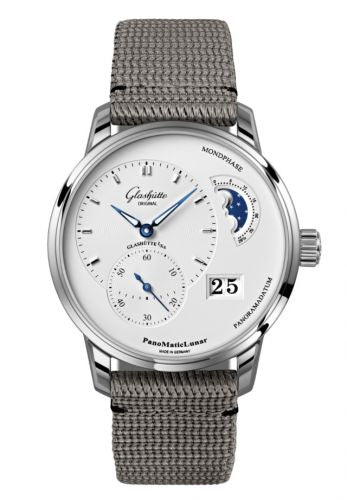 Uhrenbeweger für Uhr Glashütte Original Pano PanoMatic Lunar Stainless Steel / Silver / Synthetic