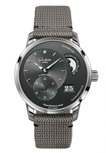 Uhrenbeweger für Uhr Glashütte Original Pano PanoMatic Lunar Stainless Steel / Grey / Synthetic