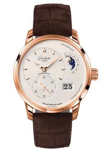 Uhrenbeweger für Uhr Glashütte Original Pano PanoMatic Lunar Red Gold / Silver / Alligator / Folding