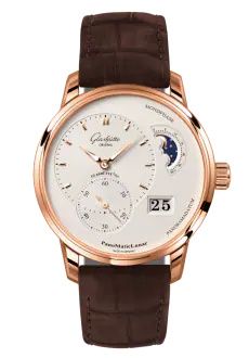 Uhrenbeweger für Uhr Glashütte Original Pano PanoMatic Lunar Red Gold / Silver / Alligator / Folding