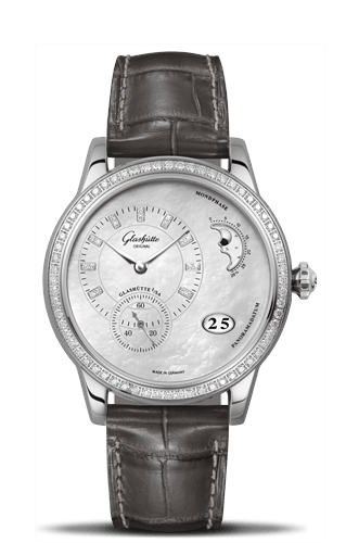 Uhrenbeweger für Uhr Glashütte Original Pano PanoMatic Luna Stainless Steel / Diamond / MOP / Alligator / Pin