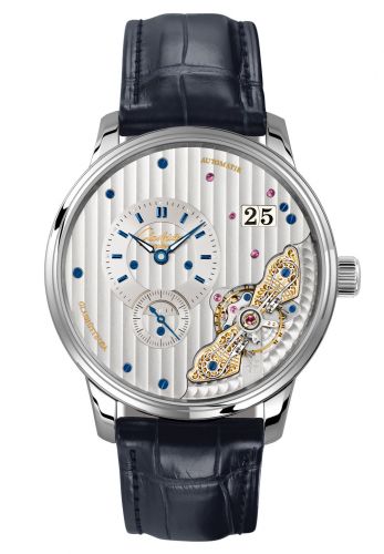Uhrenbeweger für Uhr Glashütte Original Pano PanoMaticInverse Stainless Steel / Silver / Alligator / Folding