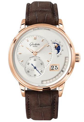 Uhrenbeweger für Uhr Glashütte Original Pano PanoMatic Calendar Red Gold / Silver / Alligator / Pin