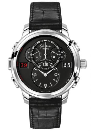 Uhrenbeweger für Uhr Glashütte Original Pano PanoMatic Counter XL Stainless Steel / Black / Pin