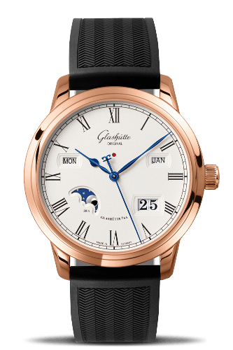 Uhrenbeweger für Uhr Glashütte Original Senator Senator Perpetual Calendar Red Gold / Silver / Rubber / Folding