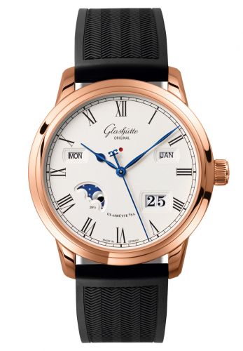 Uhrenbeweger für Uhr Glashütte Original Senator Senator Perpetual Calendar Red Gold / Silver / Rubber / Pin