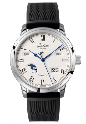 Uhrenbeweger für Uhr Glashütte Original Senator Senator Perpetual Calendar Stainless Steel / Silver / Rubber / Folding
