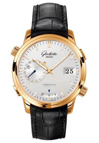 Uhrenbeweger für Uhr Glashütte Original Senator Senator Diary Red Gold / Silver / Alligator / Folding