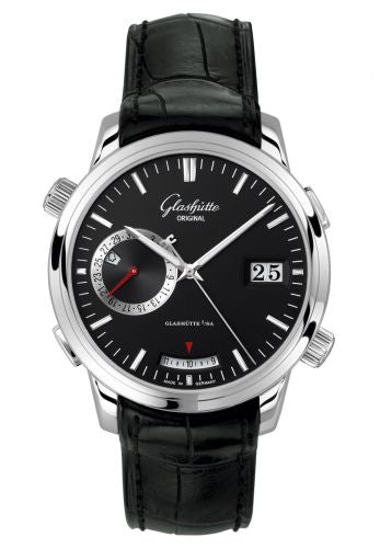 Uhrenbeweger für Uhr Glashütte Original Senator Senator Diary Stainless Steel / Black / Alligator / Pin