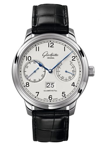 Uhrenbeweger für Uhr Glashütte Original Senator Senator Observer Stainless Steel / Silver / Alligator / Pin