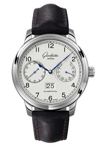 Uhrenbeweger für Uhr Glashütte Original Senator Senator Observer Stainless Steel / Silver / Calf / Pin
