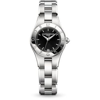 Watch Winder for watch Baume & Mercier Linea Linea 27mm Quartz Black / Bracelet