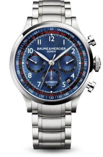 Watch Winder for watch Baume & Mercier Capeland Capeland Chronograph 44 Blue / Bracelet